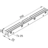 SOLIDO 100/HELM 140 üvegbilincs készlet ESG/VSG 8-1076 mm ezüst