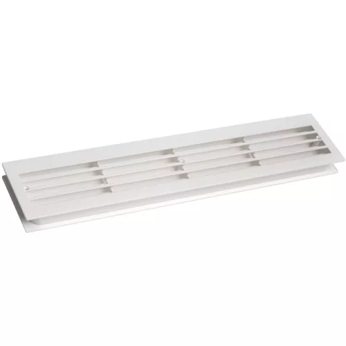 Szellőzőrács Szobaajtóhoz 454 X 90 mm Ajtóv. 35-45 mm Fehér Műanyag
