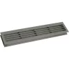Szellőzőrács Szobaajtóhoz 454 X 90 mm Ajtóv. 35-45 mm Sötétszürke Műanyag