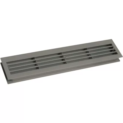 Szellőzőrács Szobaajtóhoz 454 X 90 mm Ajtóv. 35-45 mm Sötétszürke Műanyag