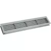 Szellőzőrács Szobaajtóhoz 454 X 90 mm Ajtóv. 35-45 mm Szürke Műanyag