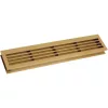 Szellőzőrács Szobaajtóhoz 454 X 90 mm Ajtóv. 35-45 mm Bézs-barna Műanyag