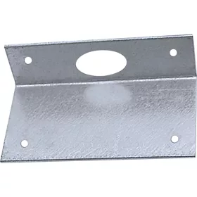   Retesz zárólemez hajlított ovális lyukkal 70 x 40 x 21 mm horganyzott acél