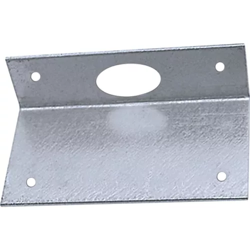 Retesz zárólemez hajlított ovális lyukkal 70 x 40 x 21 mm horganyzott acél