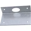 Retesz zárólemez hajlított ovális lyukkal 70 x 40 x 21 mm horganyzott acél
