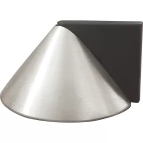   Ajtóütköző - talplemez átmérő 50 mm ütköző 26 mm krómozott matt sárgaréz
