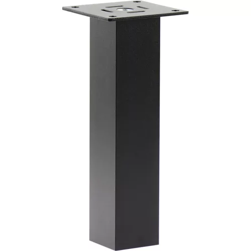 Bárkonzol Capri egyenes 50 x 50 mm magasság 230 mmalumínium fekete