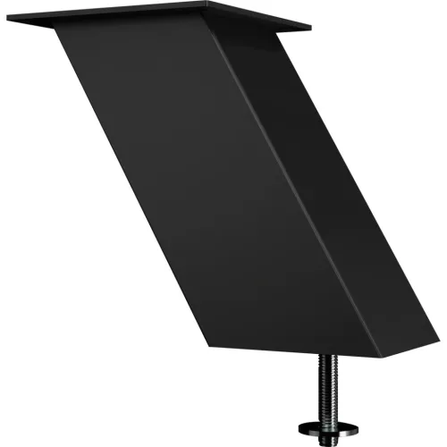 Bár konzol Jumbo szögletes magassága 170 mm alumínium fekete