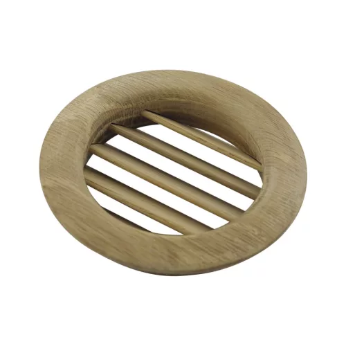 Szellőző-rozetta kerek ? 112 mm besüllyesztési ? 95 mm nyers tölgy