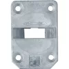 Szellőzőrács hossz 458 mm szélesség 65 mm ezüst műanyag