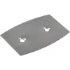 Szellőzőrács mm 1000 x 60 mm alumínium fehér bevonatos