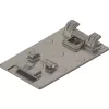 Szellőzőrács mm 400 x 100 mm alumínium fehér bevonatos