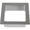 LAMPŽ Drop-in csappantyús szögletes 108 x 108 mm INOX