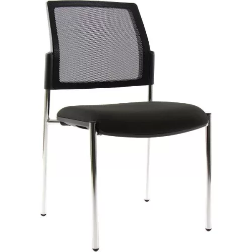 TOPSTAR vendégszék BtoB 10 hálós króm/fekete
