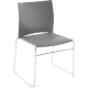 TOPSTAR W-szék vendégszék szürke/krómozott