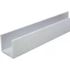Kábelátvezető szögletes porvédő kefével 300x120x25 mm alumínium eloxált