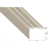 Kábelátvezető szögletes porvédő kefével 300x120x25 mm alumínium eloxált