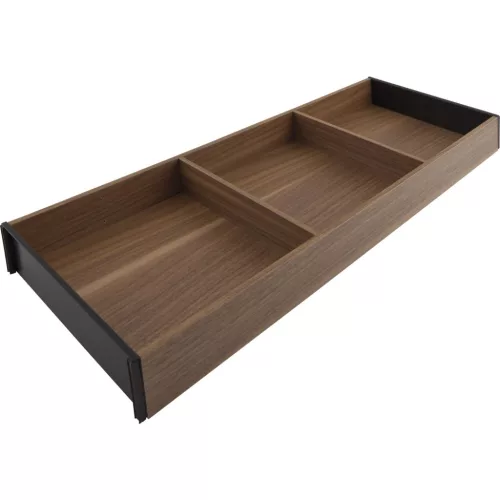 BLUM AMBIA-LINE fiókosztó keret széles 600mm szél. 200mm Tennessee dió