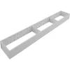 BLUM AMBIA-LINE osztó szett 100mm műanyag selyemfehér matt