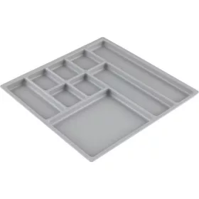 Betéttálca 277 x 277 x 17 mm szürke műanyag