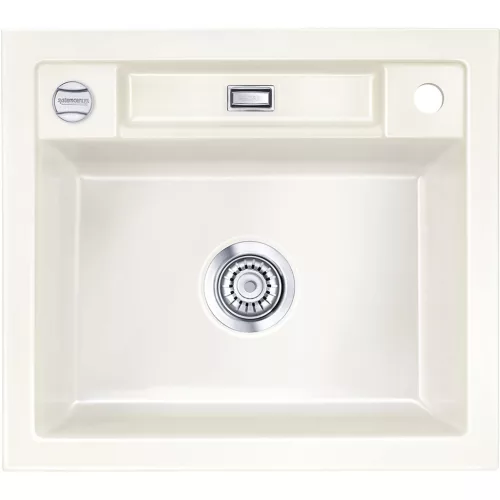 SYSTEMCERAM beép. mosogató Bela 57 575 x 510 mm ą15% megfordítható Magnólia