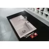 SYSTEMCERAM beép. mosogató Mera 90 900 x 510 mm ą15% balos cseppt. Magnólia