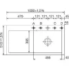 SYSTEMCERAM beép.mosogató Mera 100 SL 1000 x 510 mm bal cseppt. Magnólia exc.