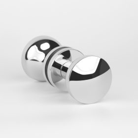   Gomb Kétoldalú STILE MESA R SLIM 7MM LC - Fényes króm / Forgó - Forgó