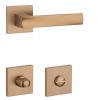 STILE LIMA Négyzetrozettás Q SLIM 7MM LIGHT BROWN - Világos barna WC