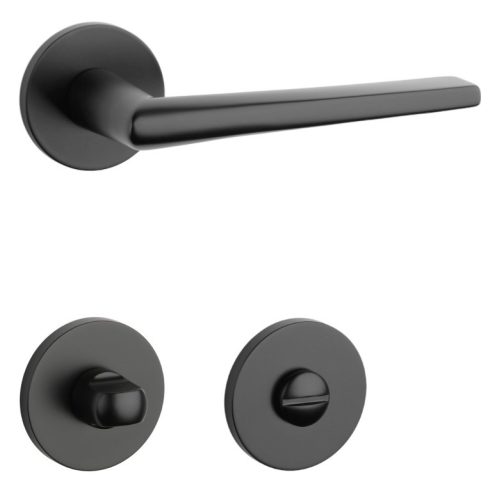 STILE SALTA Körrozettás R SLIM 7MM BLACK - Fekete WC