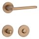 STILE UTA Körrozettás R SLIM 7MM LIGHT BROWN - Világos barna WC