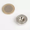 Neodímium mágnes kerek átmérője 20x7mm maximális teherbírás 13kg
