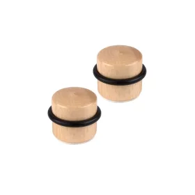 Ajtóütköző átmérő 37x30mm fa öntapadós bükk 2 db.