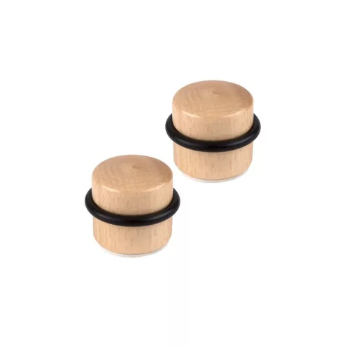 Ajtóütköző átmérő 37x30mm fa öntapadós bükk 2 db.