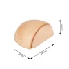 Ajtóütköző 49x38x23 mm fa öntapadós bükk 2 db.
