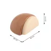Ajtóütköző 49x38x23mm fa öntapadós+csavarozható tölgyfa 2 db.