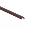 Felső/alsó vezetőprofil WS 12 műanyag 2000 mm barna 2 db