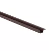Felső/alsó vezetőprofil WS 12 műanyag 2000 mm barna 2 db