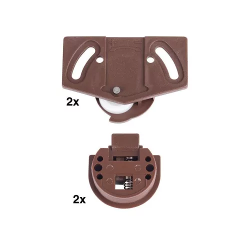 WS 12 szerelőkészlet 1 tolóajtóhoz teherbírás 12 kg barna