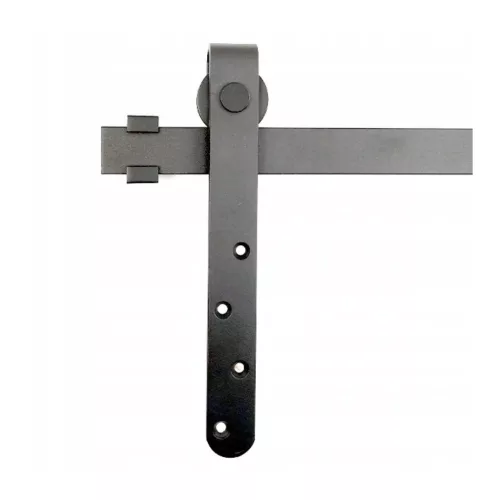 Tolóajtó vasalat szett 1220 mm hosszú 20 hüvelykes teherbírás 20 kg fekete