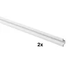 Felső/alsó vezetőprofil WS 12 műanyag 2000 mm fehér 2 db