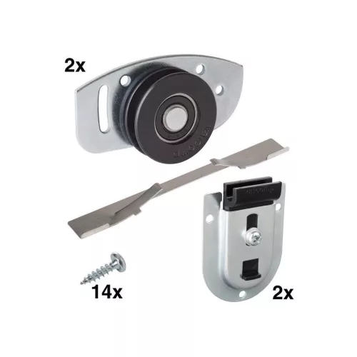 WS 65 szerelőkészlet 1 tolóajtóhoz teherbírás 70 kg