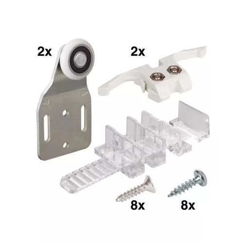 WS 30+ szerelőkészlet 1 tolóajtóhoz teherbírás 45 kg