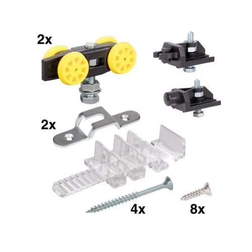 WS 60 szerelőkészlet 1 tolóajtóhoz teherbírás 60 kg