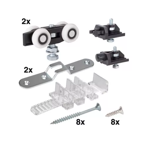 WS 120 szerelőkészlet 1 tolóajtóhoz teherbírás 120 kg
