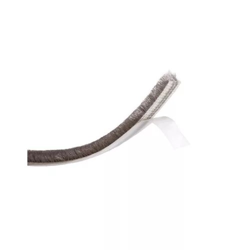 Tömítőkefe magassága 4 mm hossza 11 m öntapadós szürke