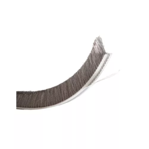 Tömítőkefe magassága 12 mm hossza 55 m öntapadós szürke