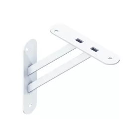 Mágneses konzol 180x180 mm teherbírás 8 kg fehér