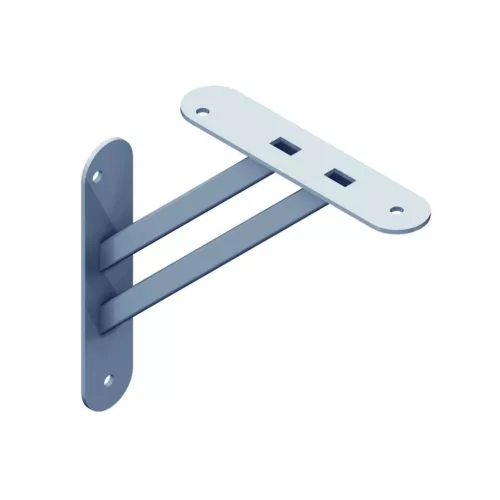 Mágneses konzol 180x180mm teherbírás 8 kg ezüst