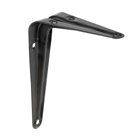 Lemezkonzol 100x75mm teherbírás 18 kg matt fekete